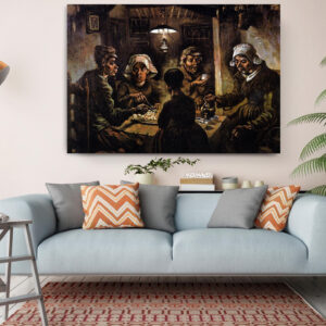 The Potato Eaters by Vincent van Gogh Canvas Wall Art