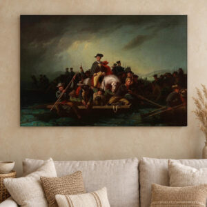 Washington Crossing the Delaware Canvas Wall Art